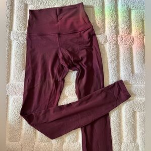 Lululemon align 28” leggings Cassis